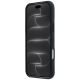 5. Etui Mercedes Leather Semi Wrap with Iconic Line MagSafe na iPhone 18 Pro / 17 Pro - ciemnoszare