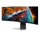 4. Samsung G95SC monitor komputerowy 124,5 cm (49") 5120 x 1440 px Dual QHD OLED Srebrny