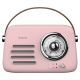 SAVIO RADIO PRZENOŚNE RÓŻOWE RS-03