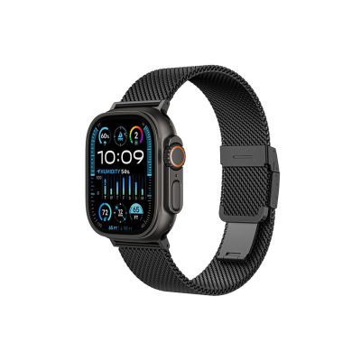 Pasek AMAZINGTHING Titan Premium Metal Band na AppleWatch 38/40/41/42/44/45/46/49 mm - czarny