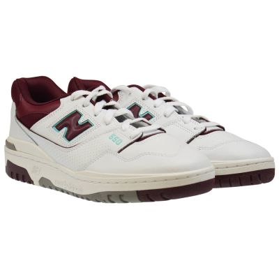 3. Buty sportowe sneakersy New Balance 550 Burgundy Cyan - BB550WBG