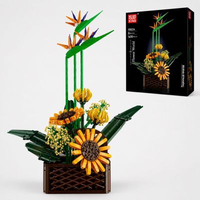 Mould King Birds of Paradise Flower Bouquet 10024 | Zestaw klocków | 1608 elementów