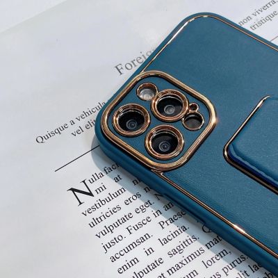 18. New Kickstand Case etui do iPhone 13 Pro z podstawką fioletowy