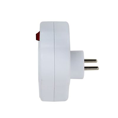 5. ESPERANZA ROZGAŁĘŹNIK ELEKTRYCZNY 3 GNIAZDA Z WYŁĄCZNIKIEM BIAŁY ELK304W