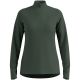 4. Bluza bez kaptura rozpinana Odlo Mid layer 1/2 zip ESSENTIAL LIGHT zielona