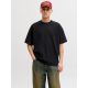 Jack&Jones męska koszulka t-shirt JJEBARRON TEE SS O-NECK NOOS 12298906 BLACK