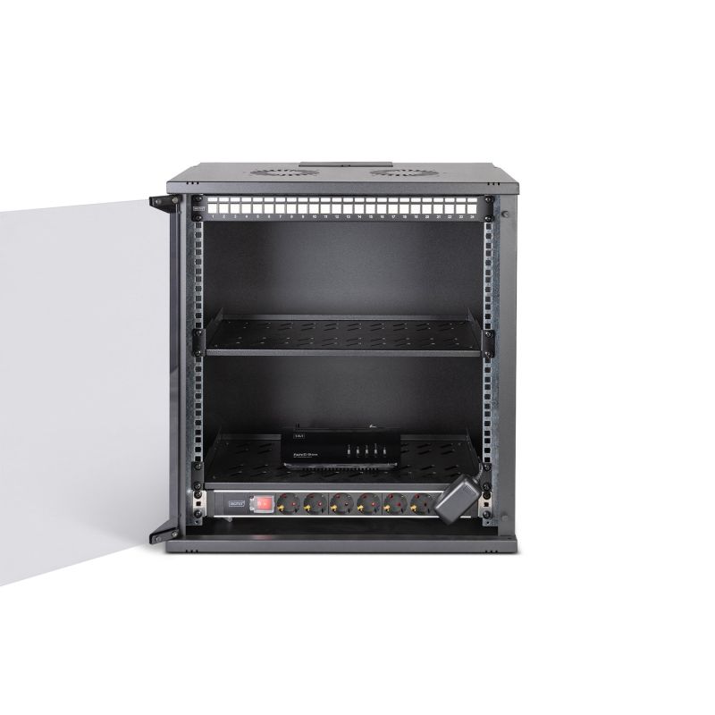 3. Digitus Zestaw sieciowy SOHO Pro, 483 mm (19") - 12U, 540 x 400 mm (szer. x gł.)