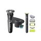 2. Philips SHAVER Series 5000 S5898/79 maszynka do golenia Golarka rotacyjna Przycinarka Chrom