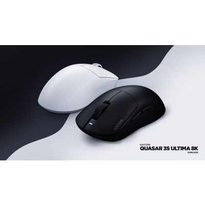 8. HATOR Quasar 3S Ultima 8K Wireless myszka Gaming Po prawej stronie RF Wireless + Bluetooth + USB Type-C Optyczny 30000 DPI