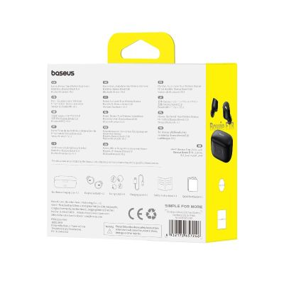 7. Słuchawki bezprzewodowe Baseus Bowie E18 (czarny)