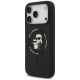 2. Etui Karl Lagerfeld Silicone Karl&Choupette Ring MagSafe na iPhone 18 Pro Max / 17 Pro Max - czarne