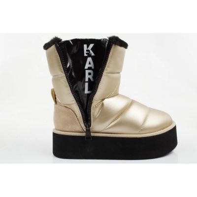 8. Buty, śniegowce Karl Lagerfeld Thermo W KL48554HGD