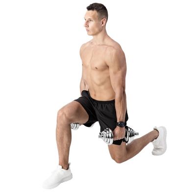 19. Sztangielki w walizce HMS STC21 2 x 10 kg chrom