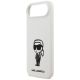 6. Etui Karl Lagerfeld Silicone Karl Sketch & Logo MagSafe na iPhone 17 Air - białe