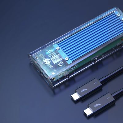 9. Kieszeń dyskowa Orico TCM2-C3 M.2 NVME na USB-C 10Gb/s - niebieska