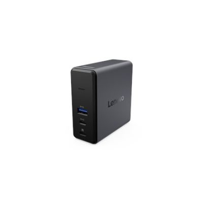 8. Lenovo X9 Charging GaN Dock Przewodowa USB 3.2 Gen 2 (3.1 Gen 2) Type-C Szary