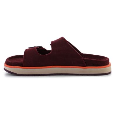 4. Klapki D.Franklin Nordic Sandal Buckle W DFSH405004-BURG