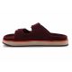4. Klapki D.Franklin Nordic Sandal Buckle W DFSH405004-BURG