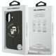 8. Etui Karl Lagerfeld Silicone Karl&Choupette Ring MagSafe na iPhone 17 - czarne