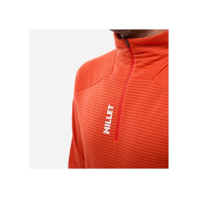 5. Bluza męska MILLET Parmelan Light Fleece Po M czerwona