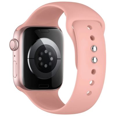 2. Pasek Tech-Protect Silicone na Apple Watch 44 / 45 / 46 / 49 mm - różowy