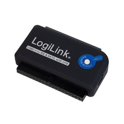 Adapter Logilink USB 2.0 na IDE i SATA 2.5" / 3.5" Czarny (AU0006C)