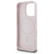 7. Etui Karl Lagerfeld Silicone nauble Heads Print MagSafe na iPhone 16 Pro - różowe