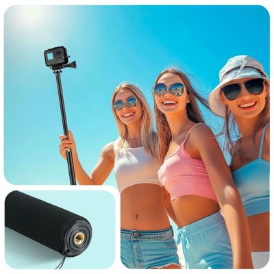 4. Uchwyt Tech-Protect GA100 Monopad & Selfie Stick do GoPro / DJI - czarny
