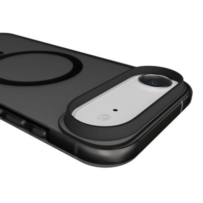 5. Etui silikonowe Puro Daylight kompatybilne z Magsafe na iPhone 17 Air - półprzezroczyste czarne