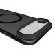 5. Etui silikonowe Puro Daylight kompatybilne z Magsafe na iPhone 17 Air - półprzezroczyste czarne