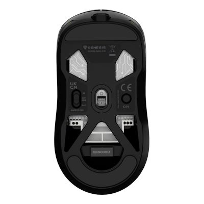 7. GENESIS Zircon 660 myszka Gaming Po prawej stronie RF Wireless + Bluetooth + USB Type-A Optyczny 12000 DPI