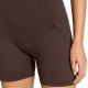 4. Spodenki damskie adidas Workout Essentials Knit 4 Inch Leggings brązowe KE5841