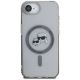 3. Etui Karl Lagerfeld IML Metal Karl & Choupette Heads MagSafe na iPhone 16e - czarne