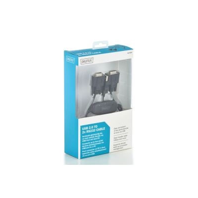 2. Kabel DIGITUS USB 2.0 do 2xRS232