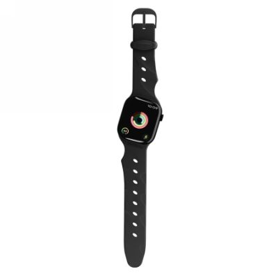 3. Pasek Decoded Silicone Ares Splice Band na Apple Watch 40 / 41 / 42 mm - czarny
