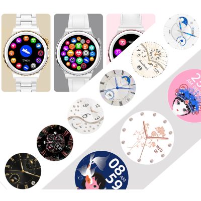 3. Smartwatch Damski Rubicon RNCE92 PRO White/2 x Pasek SMARUB171