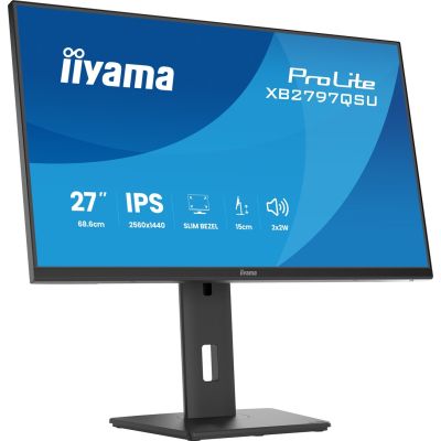 42. iiyama ProLite XB2797QSU-B1 monitor komputerowy 68,6 cm (27") 2560 x 1440 px Quad HD LED Czarny
