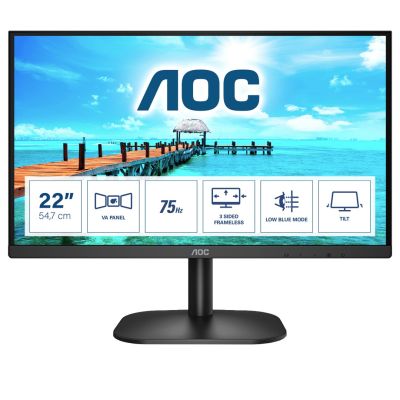 2. MONITOR AOC LED 21,5" 22B2H/EU