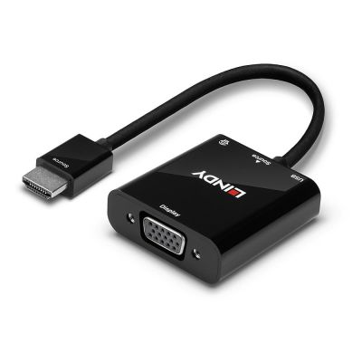 6. LINDY Konverter HDMI auf VGA und Audio 1080p ohne Scaling