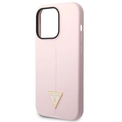 6. Etui Guess Silicone Triangle iPhone 14 Pro 6,1" - fioletowe