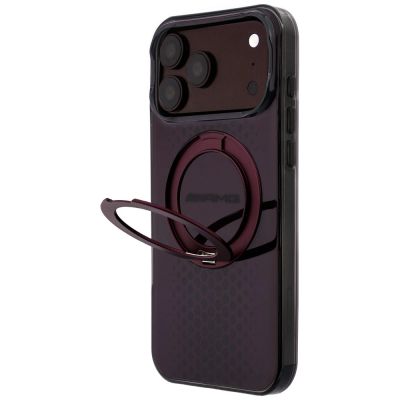 2. Etui Mercedes AMG IML Double Layer Urban Line with Ring Stand MagSafe na iPhone 18 Pro Max / 17 Pro Max - burgundowe