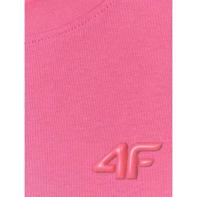 6. T-shirt loose gładki dziewczęcy 4F 4FJRSS26TTSHF3984-54S