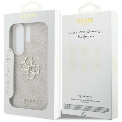 8. Etui Guess 4G Big Metal Logo na Samsung Galaxy S26 Ultra - różowe