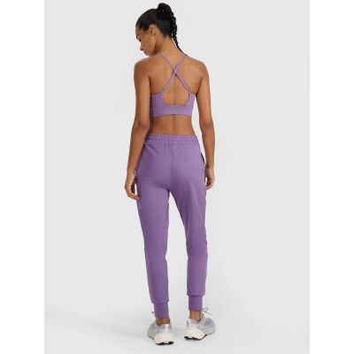 2. Spodnie treningowe szybkoschnące damskie 4F 4FWAW25TFTRF0934-53S