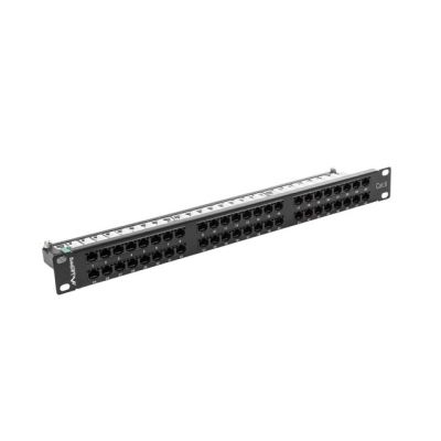 2. Patch panel Lanberg PPU6-1048-B (1U; kat. 6; 48xRJ-45)