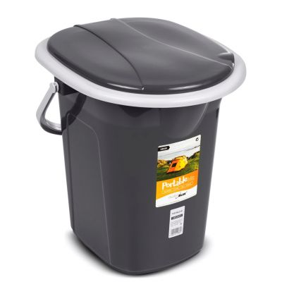 6. GREENBLUE TOALETA PRZENOŚNA TURYSTYCZNA, ANTRACYTOWA GB320AG