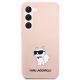 3. Etui Karl Lagerfeld Silicone Choupette na Samsung Galaxy S23 - różowe