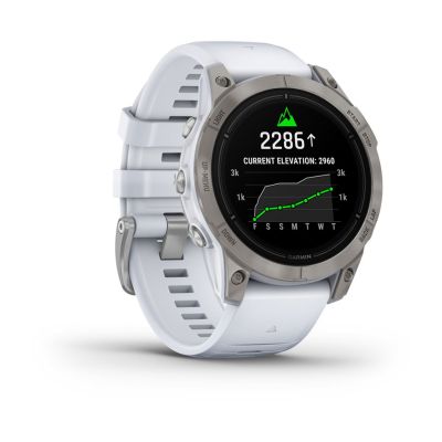 3. Zegarek sportowy Garmin Epix Pro Gen 2 Sapphire 47mm Titanium Whitestone