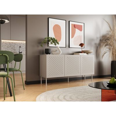 3. Komoda SIENA 150,5x40x75 kaszmir mat