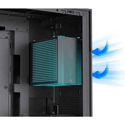 10. Obudowa Jonsbo D41 Screen ATX, Szkło Hartowane - czarna